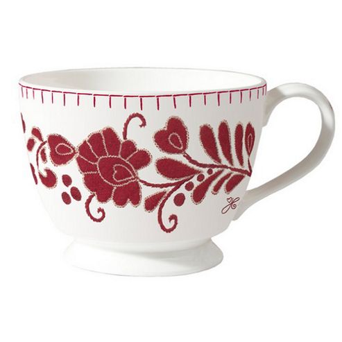 Image of Jan Constantine Romany Heart Design Fine China Cup Mug