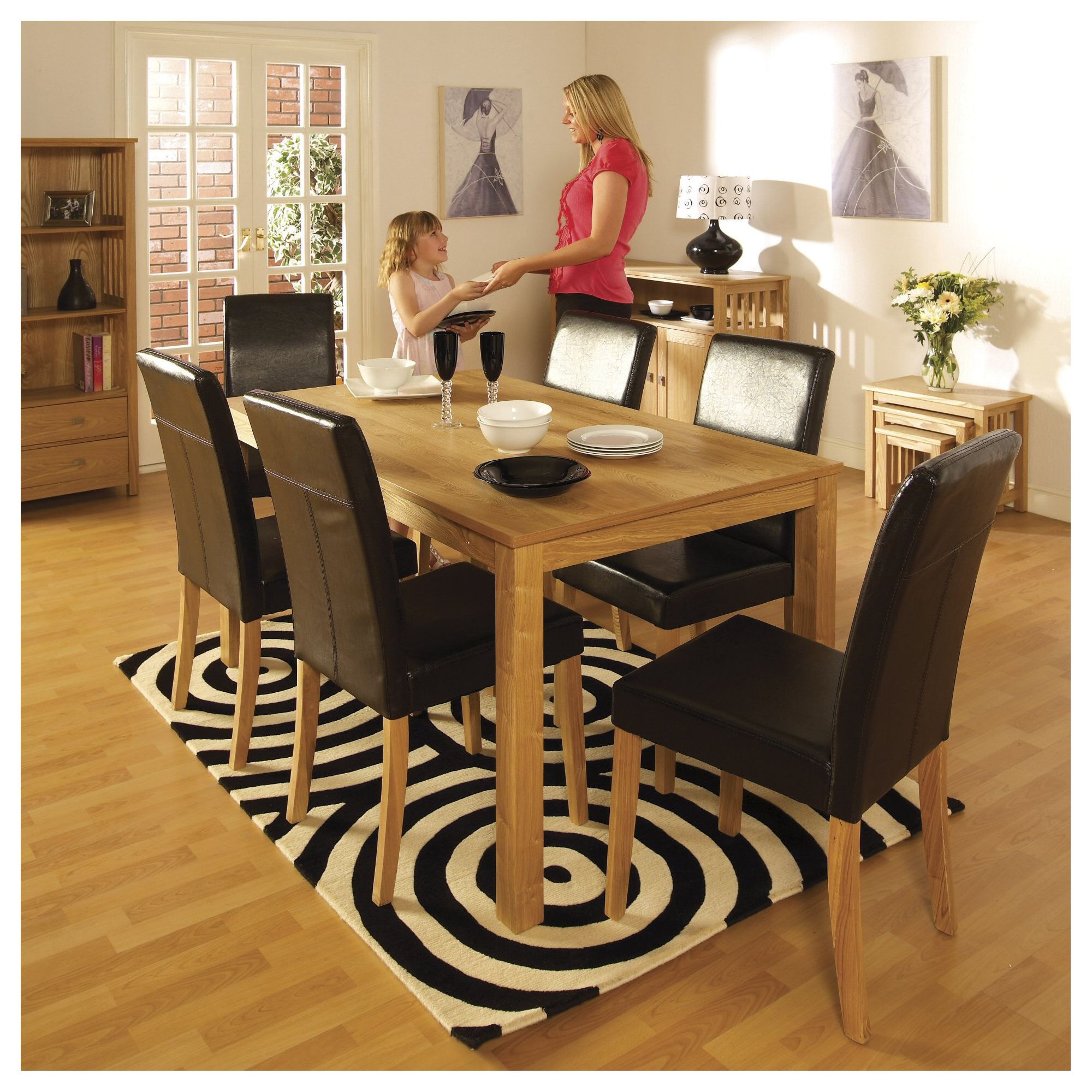 Home Essence Jutland 7 Piece Dining Set at Tesco Direct
