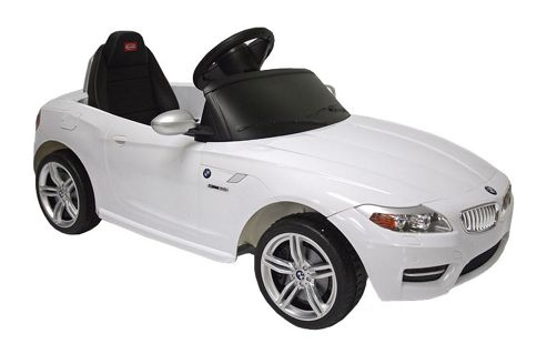 Image of Kids Electric Car Bmw Z4 6 Volt White Gloss