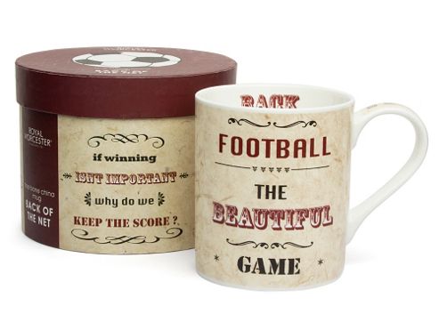 Image of Royal Worcester Football 'back Of The Net' Bone China Mug