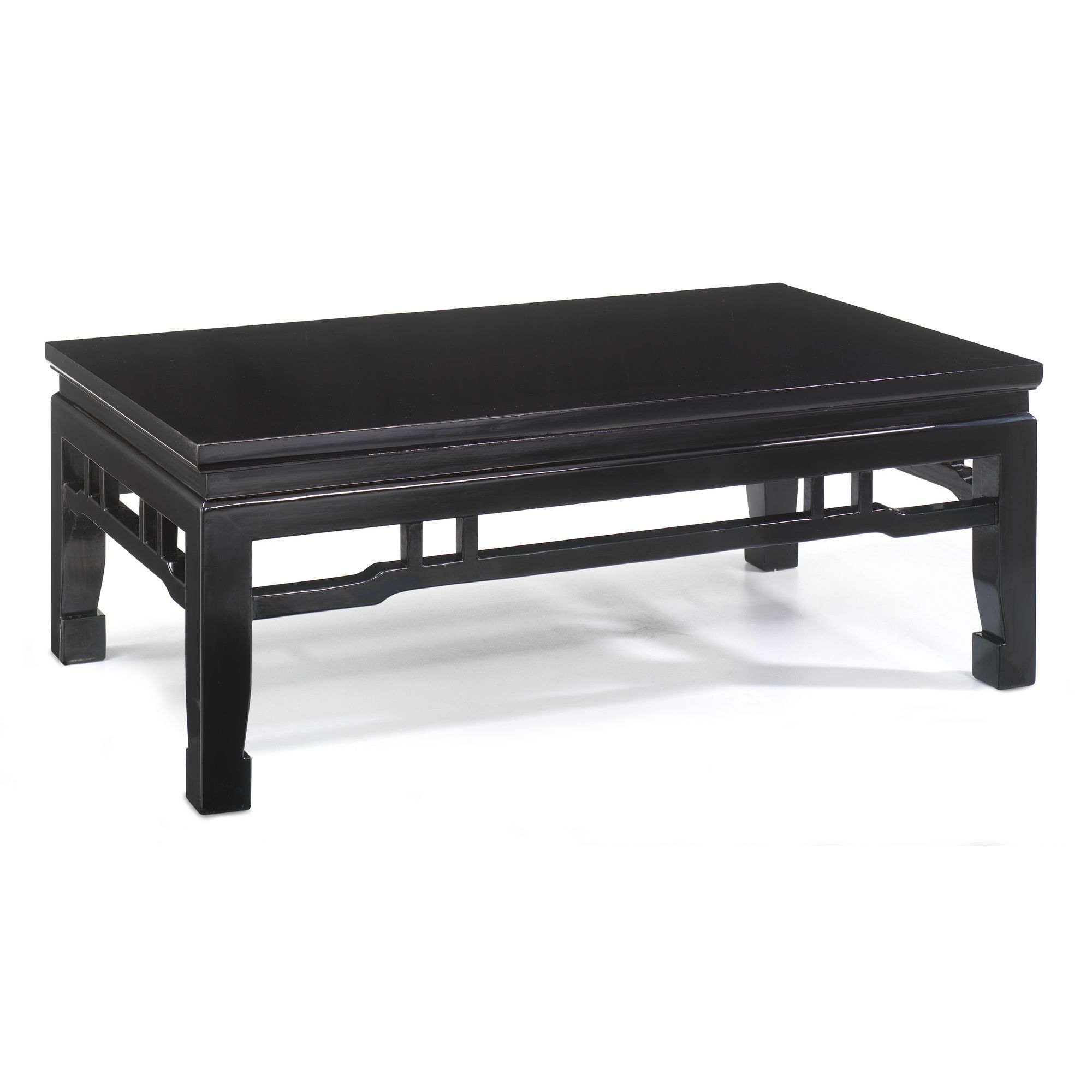 Shimu Chinese Classical Kang Style Coffee Table - Black Lacquer at Tesco Direct