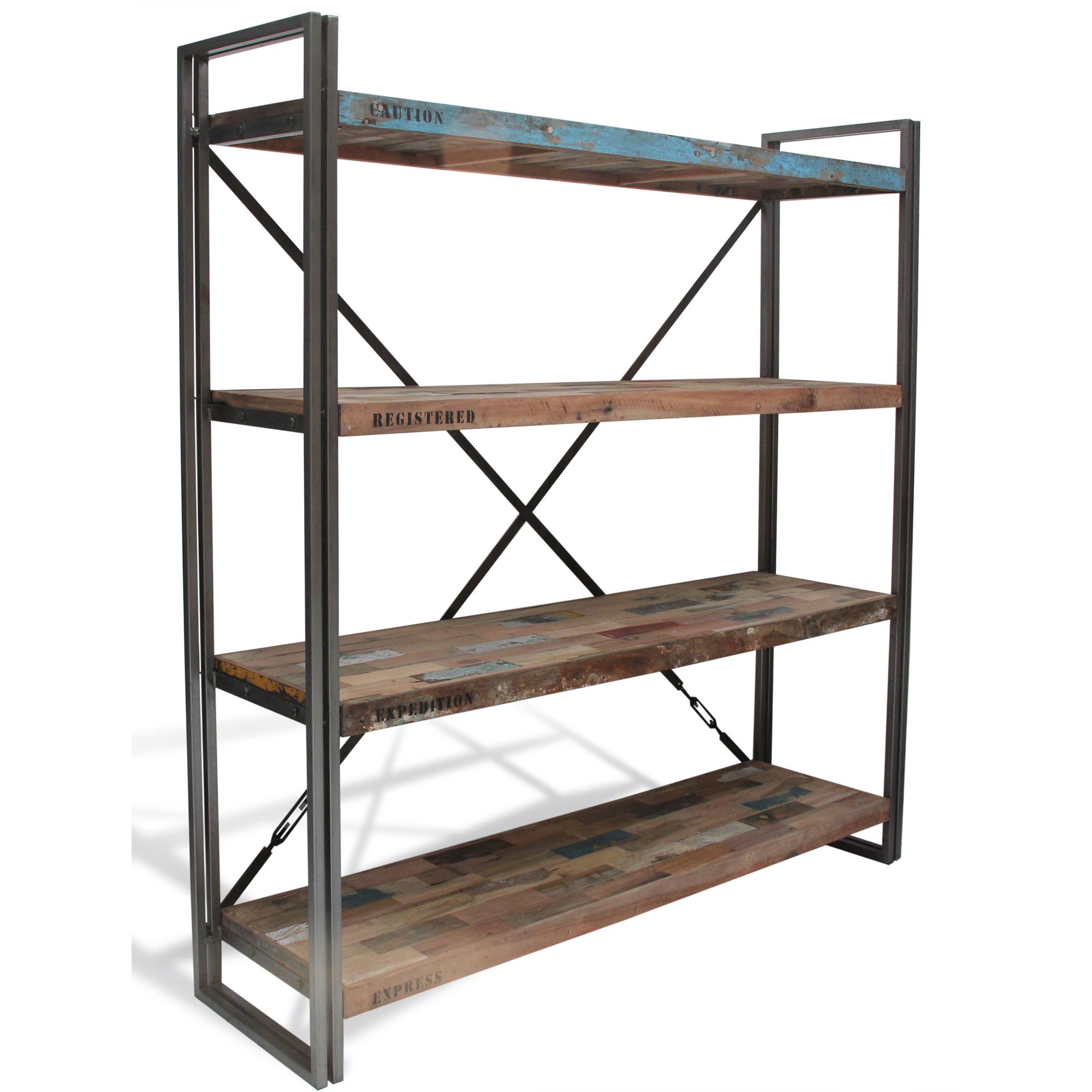 Oceans Apart Recycled Boat Bookcase at Tesco Direct