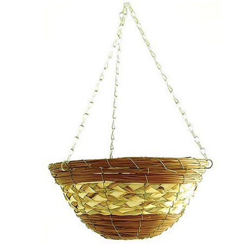 Image of Plant - 12inch Fern And Coco Leaf Hanging Basket