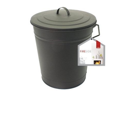Image of Metal Coal Tub With Lid