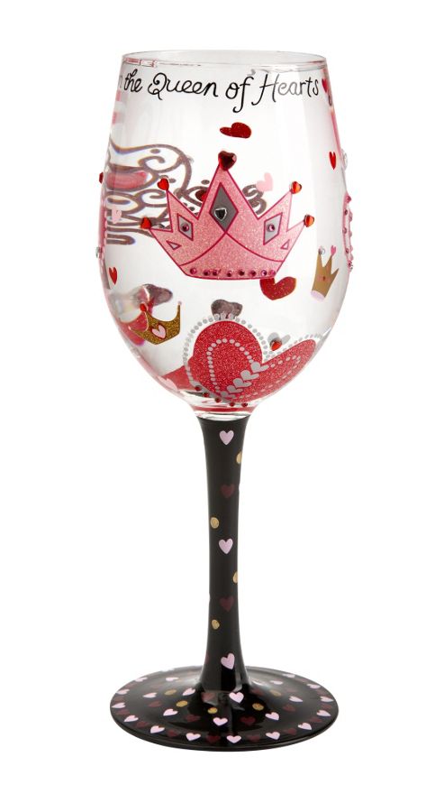 Image of Lolita Wine Glass - Queen Of Hearts