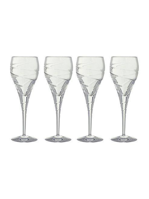 Image of Linea Swirl Red Wine Glasses, Box Of 4