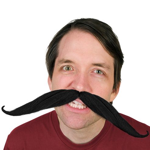 Image of "jumbo Handlebar Moustache"
