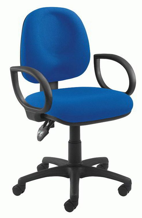 Image of Arista Concept Medium Back Permanent Contact Operators Chair Blue Kf03452