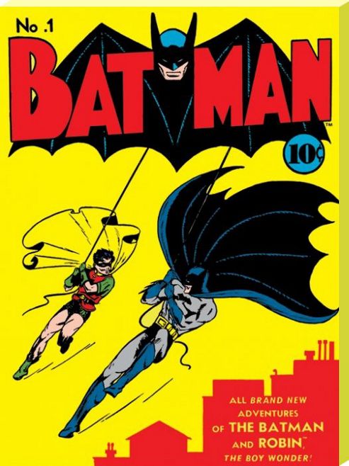 Image of Batman The All New Adventures! Large Canvas Print