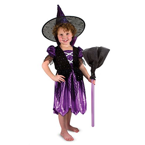 Image of Melissa And Doug Witch Dress Up Costume Set