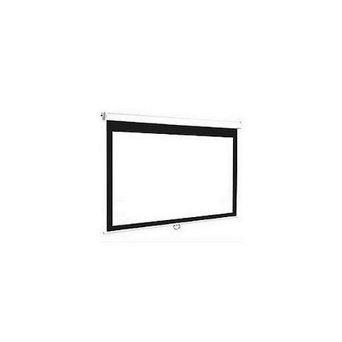 Image of Euroscreen Connect Electric Wide Format Projection Screen, Viewing Area: 190cm X 107cm, Black Bordered - White