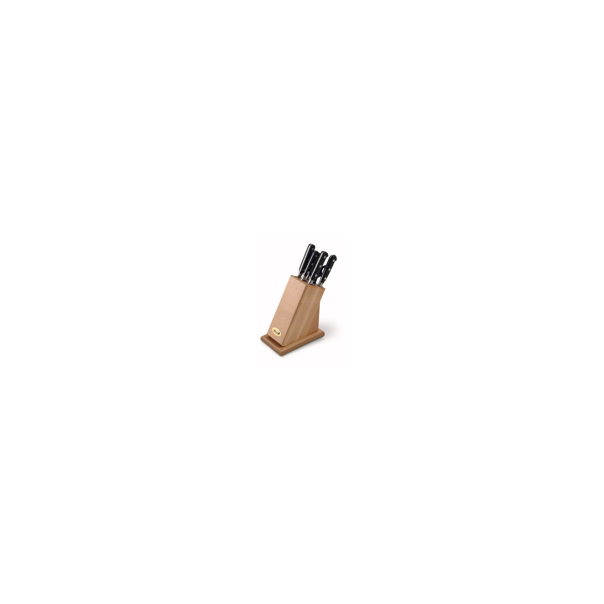 Déglon Sabatier Deg Five Piece Knife Block and Scissors at Tescos Direct