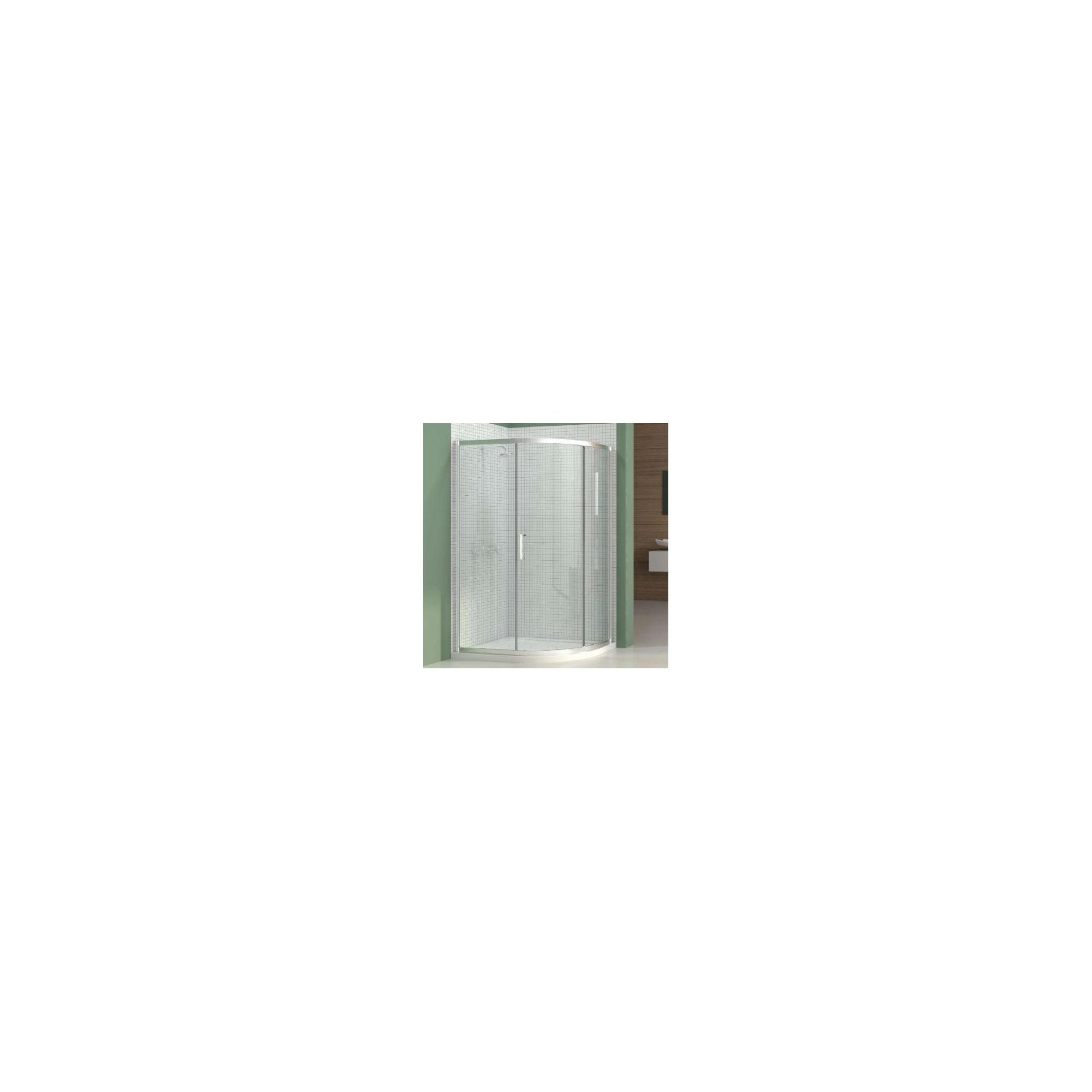 Merlyn Vivid Six Offset Quadrant Shower Enclosure, 900mm x 760mm, Right Handed, Low Profile Tray, 6mm Glass at Tesco Direct