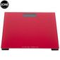 Confetti bathroom scales, red