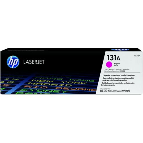 Image of Hp 131a Magenta Toner Cartridge (yield 1800 Pages) For Laserjet Pro 200 M276n/m276nw Multifunction Printers