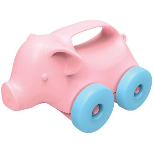 Image of Green Toys Pig On Wheels