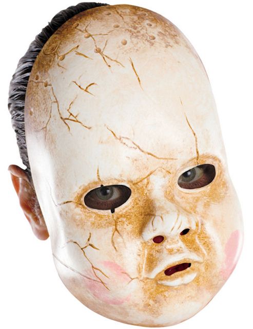 Image of Adult Baby Doll Halloween Mask