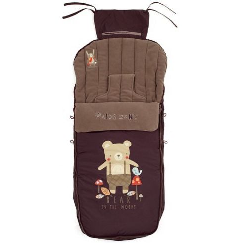 Image of Jane Luxury Nest Plus Footmuff (brown)