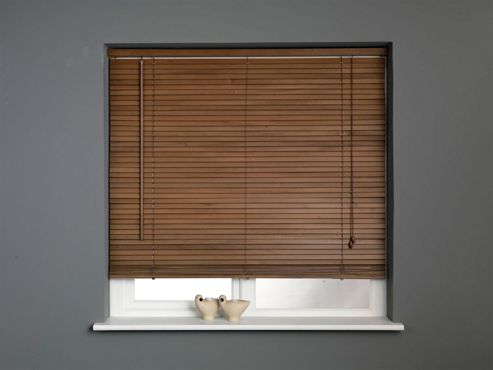 Image of Hardwood Slat Venetian Blind