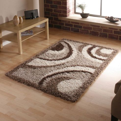 Image of Oriental Carpets & Rugs Vista Beige Rug - 220cm L X 160cm W