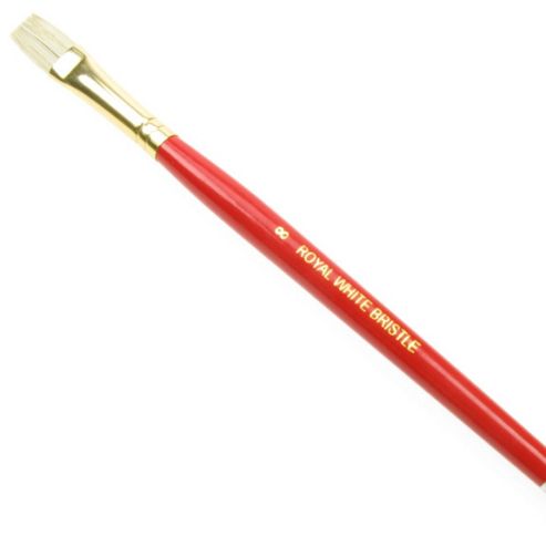 Image of Royal White Bristle Flat 8