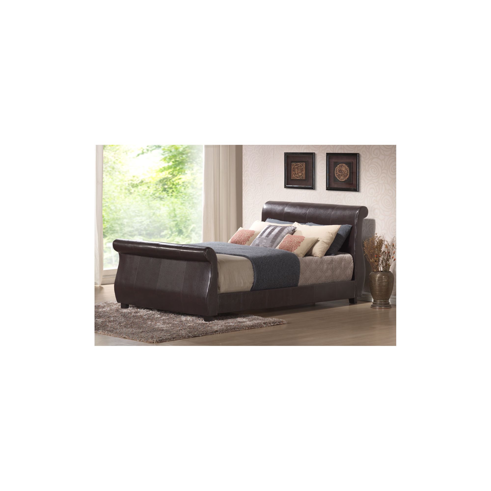 Interiors 2 suit Winchester Bedframe - Double - Brown at Tesco Direct