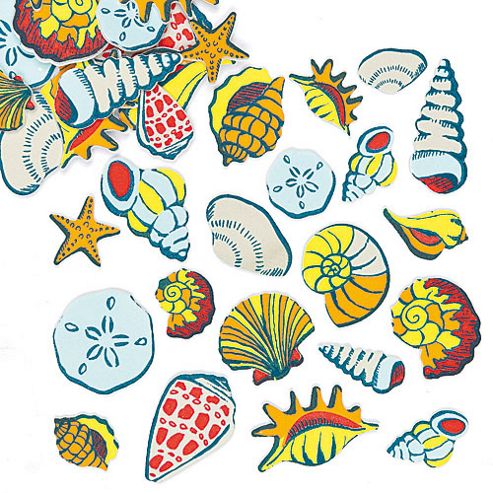 Image of Seashell Foam Stickers (pack Of 104)