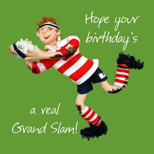 Image of Holy Mackerel Greeting Card - Grand Slam Birthday, Anniversary Greetings Card