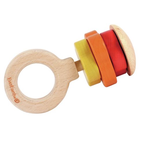 Image of Teamson Everearth Shapes Rattle Toy