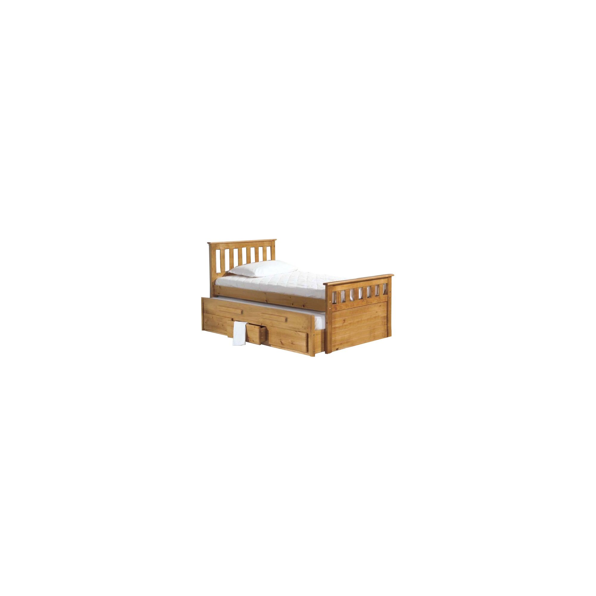 Verona Bergamo Captains Bed with Guest Bed - Antique at Tesco Direct