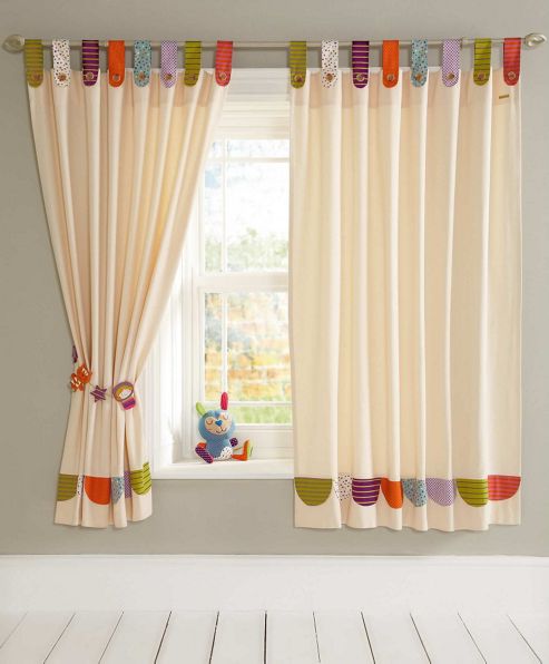 Image of Mamas & Papas - Timbuktales - Tab Top Curtains