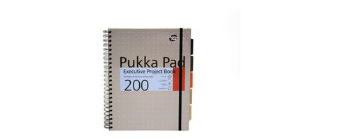 Image of Pukka Pad A4 Executive Metalllic Project Book Assorted Pp16970