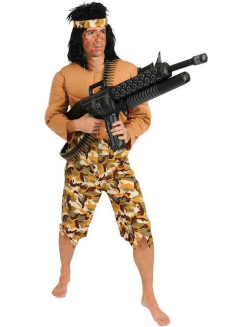 Image of Muscle Mercenary Costume Small