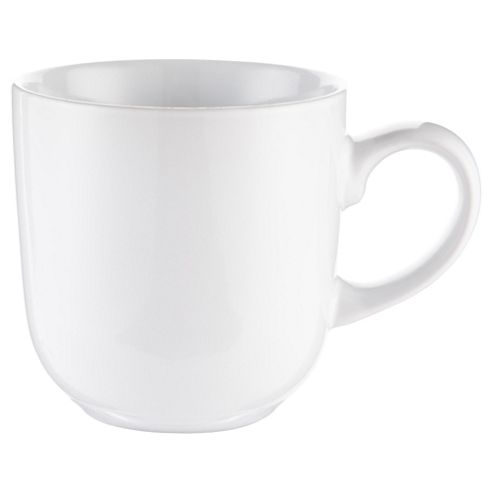 Image of Tesco Plain White Mug, Single