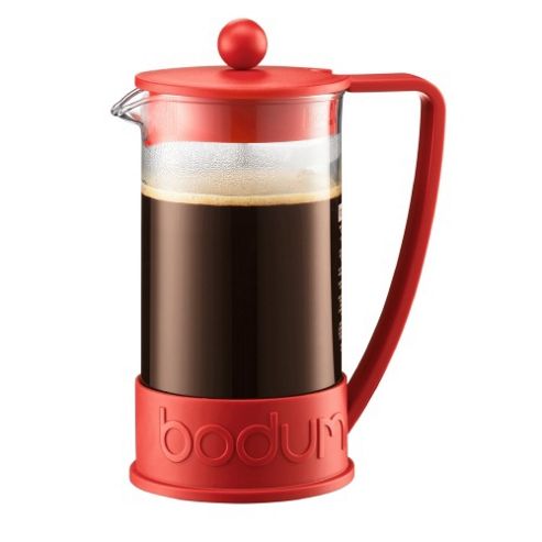 Image of Bodum 10938-294 Brazil Coffee Press 8cup Red