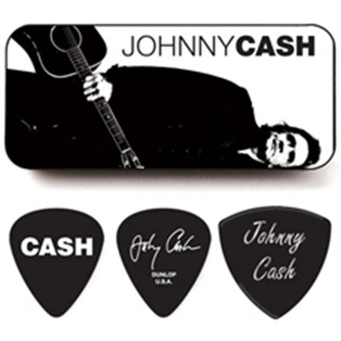Image of Johnny Cash Legend Heavy Pick Tin
