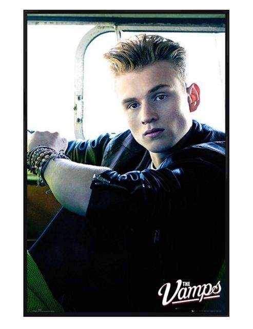 Image of Gloss Black Framed The Vamps Tristan Oliver Vance Evans Poster