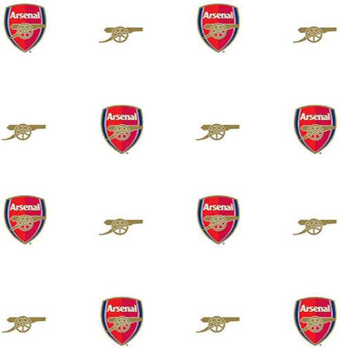 Image of Arsenal Wallpaper - White