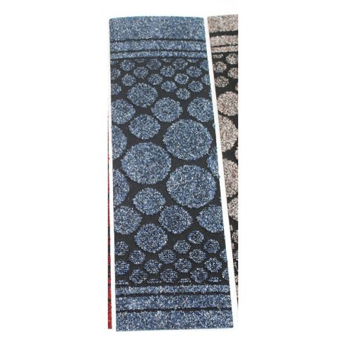 Image of Dandy Cork Runner Blue Contemporary Rug - Runner 67cm X 200cm