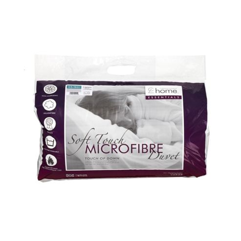 Image of Catherine Lansfield 4 Seasons 4.5 & 10.5 Tog Quilt Microfibre Touch Of Down - Double