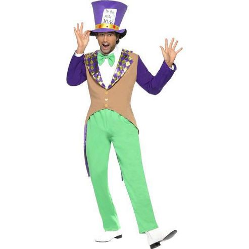 Image of Mad Hatter - Adult Costume Size: 42-44