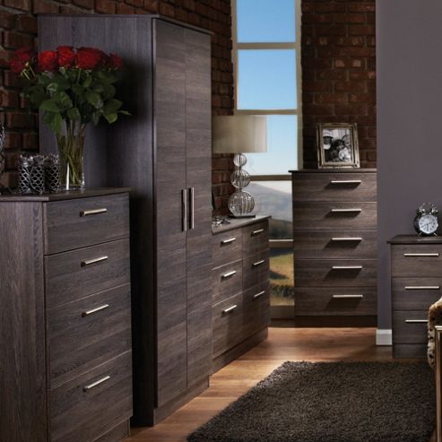 Image of Welcome Furniture Contrast Tall Plain Wardrobe - Panga