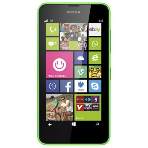 Image of Tesco Mobile Nokia Lumia 635 Green