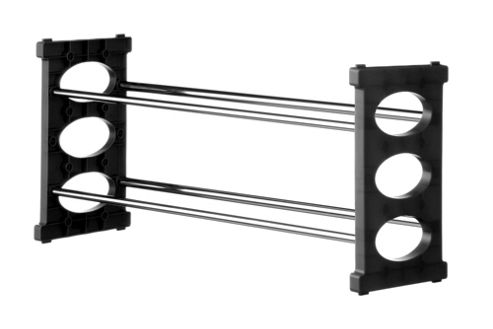 Image of Premier Housewares 2 Tier Shoe Rack Iv - Black