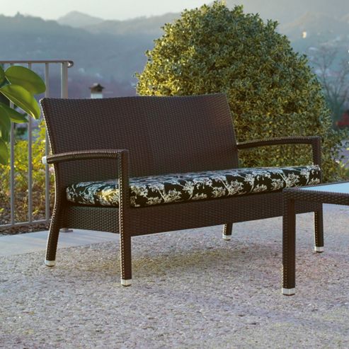 Image of Varaschin Lotus 2 Seater Sofa By Varaschin R And D (set Of 2) - White - Panama Azzurro