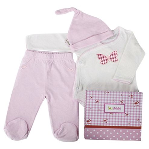 Image of Minene 3 Piece Gift Box Pink white