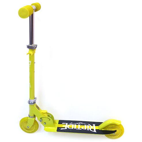 Image of Riptide Stinger Kick Folding Aluminum Scooter - Yellow