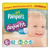Pampers Active Fit Jumbo Junior 62