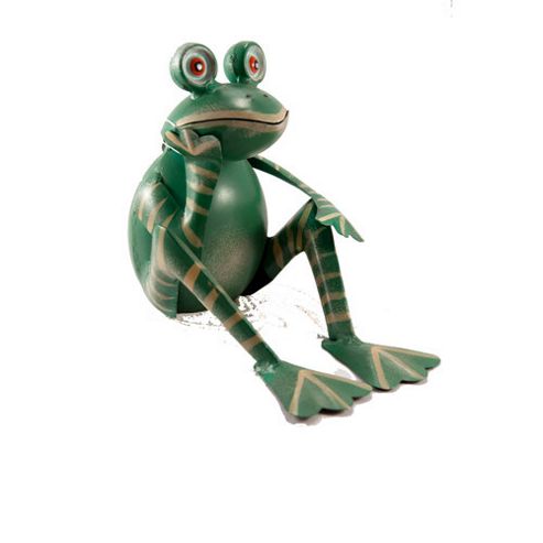 Image of Little Trove Thinking Frog Iron Ornament