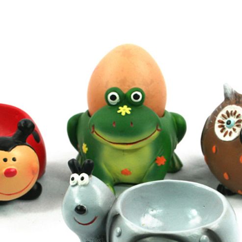 Image of Black Ginger Novelty Egg Cup, Frog
